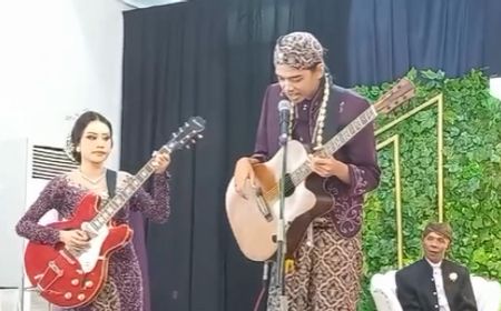 Viral Sepasang Pengantin Hibur Tamu Nyanyikan Lagu Sunshine, The Panturas: Malaikat Cemburu