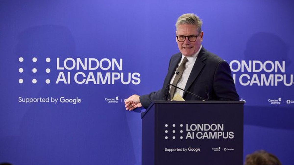 英国のキーア・スターマー首相は、学生を鼓舞するためにGoogleが資金提供するAIキャンパスを開始