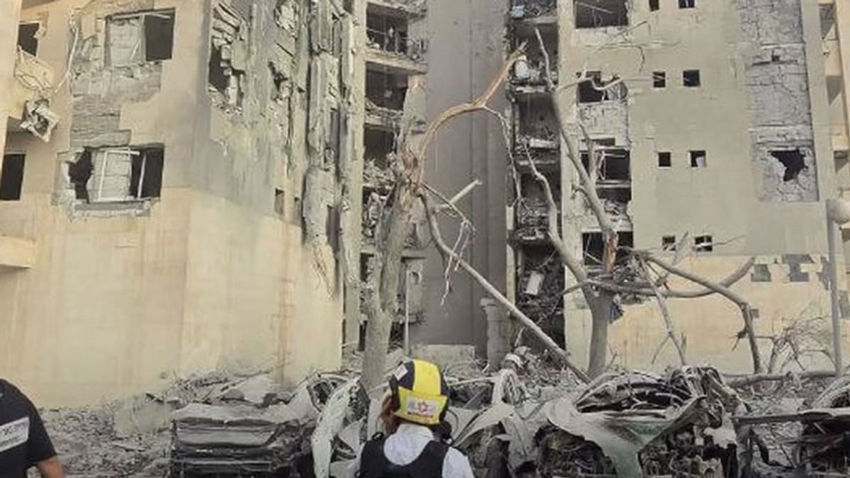 Rudal Iran Hantam Beer Sheva Israel, Kerusakan Parah Terjadi