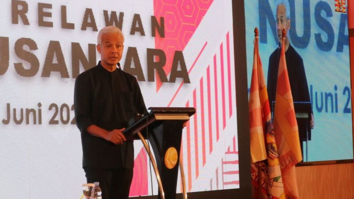 Call Jokowi A Mentor In Government, Ganjar: Guts Don't Have To Shout