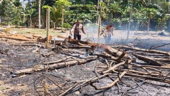 Police Overcome Forest And Land Fires In West Coast Bengkunat