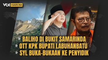 VIDEO VOI Hari Ini: Baliho di Bukit Samarinda, Bupati Labuhanbatu Kena OTT KPK, dan SYL