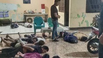 乱闘の意図、シサダンイーグルチームによって逮捕された南タンゲランの十代の若者の数十人