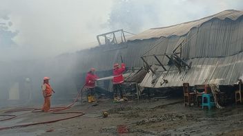 エルピジガスボンベの爆発によるハリムプスコパウキオスクでの火災、1人の住民アラミルカバカール