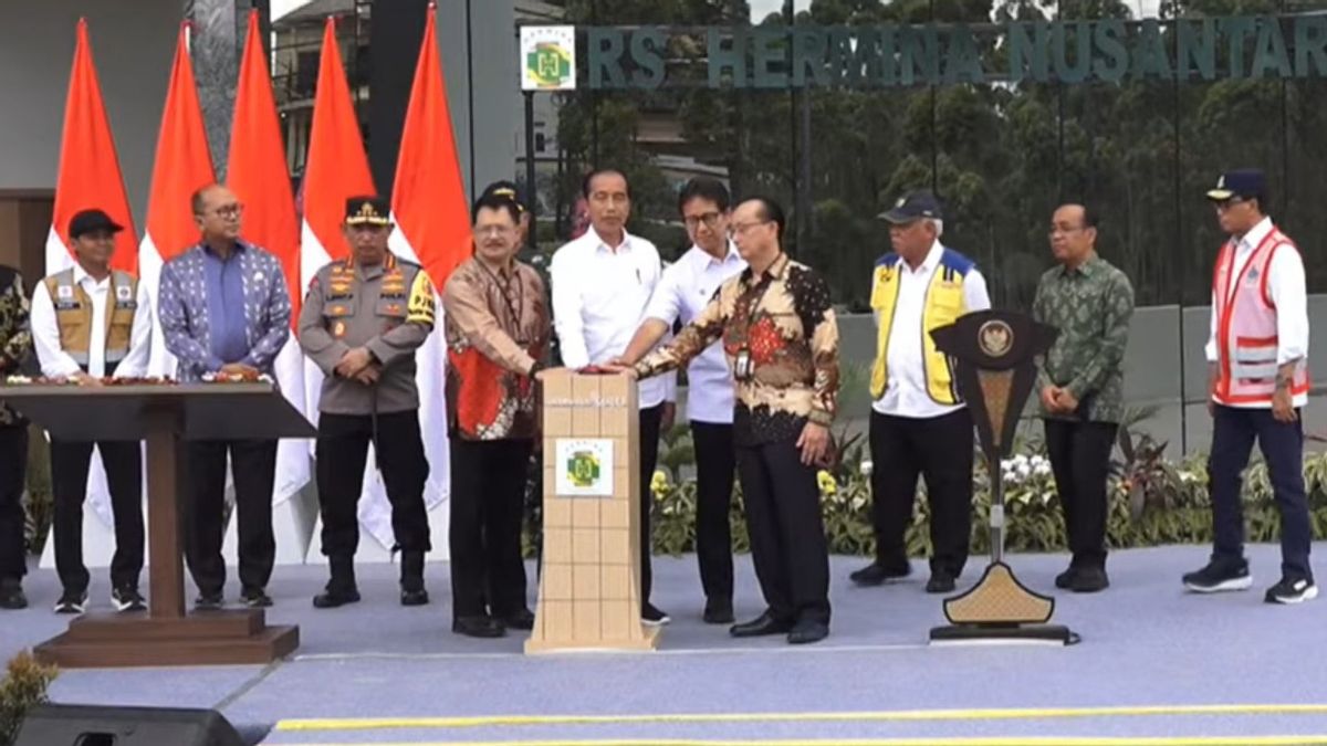 Jokowi inaugurera officiellement l’hôpital Hermina chez IKN: Comme l’hôtel Bintang Lima, j’apprécie la vitesse du développement