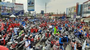 3000 Buruh Tangerang Serbu Jakarta Peringati May Day Bawa Tuntutan Cabut UU Ciptaker