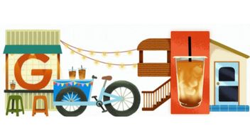 جاكرتا - يحتفل Google Doodle اليوم بمشروب القهوة الفيروسي لحليب السكر Aren