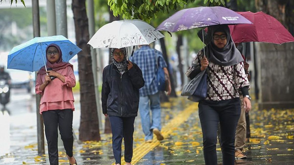 Weather February 2nd: Sedia Payung! Jabodetabek Rain Burst Friday Afternoon