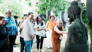 Visite du Vihara Mendut, le ministère de la Culture encourage Borobudur à devenir un patrimoine vivant avant Waisak