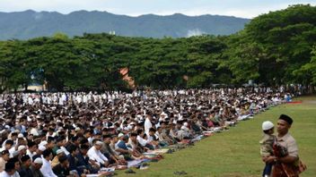 Aceh Centers Eid Prayer 1445 Hijri At Open Fields