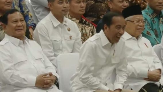 Jokowi Senang dan Gembira Hadir Perdana Acara Internal Gerindra