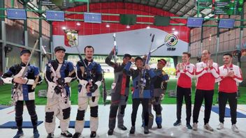 زيادة مجموعة الميداليات الذهبية للوحدة الإندونيسية في بطولة الرماية 2023