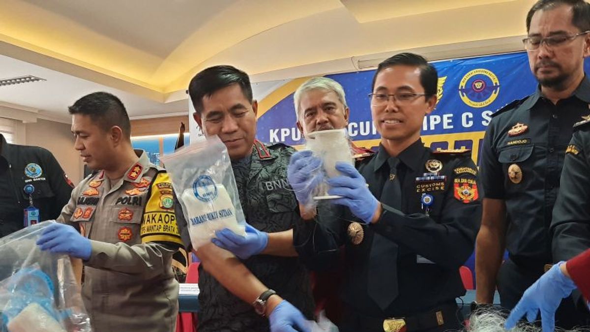 Soetta Customs Thwarts Smuggling Of 445 Thousand Grams Of Narcotics To Indonesia