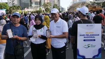 [FOTO] Di Car Free Day Jakarta, Askrindo Berikan Asuransi Gratis kepada Masyarakat