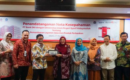 Optimalisasi Layanan Perbankan, ​​Bank DKI Tandatangani MoU dengan UIN Syarif Hidayatullah Jakarta