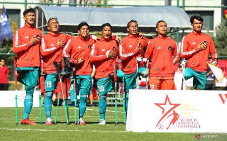 Piala Dunia Sepak Bola Amputasi: Indonesia Dua Kali Kalah 0-3, dari Argentina dan Inggris