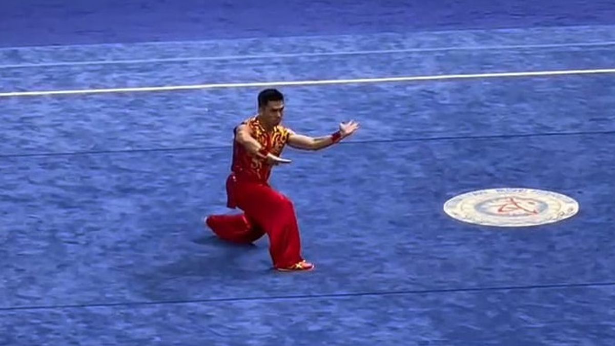 Emas Lagi, Atlet Wushu Harris Horatius Juara Nanquan & Nangun Asian Games 2023