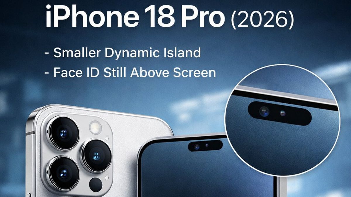 iPhone 18 Pro के बारे में बताया गया कि यह फेस आईडी के साथ अधिक पतला दिखाई देगा