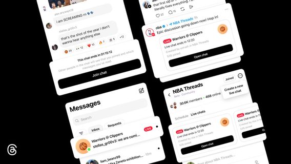 Threads Introduces Live Chats, Special Chats for Communities
