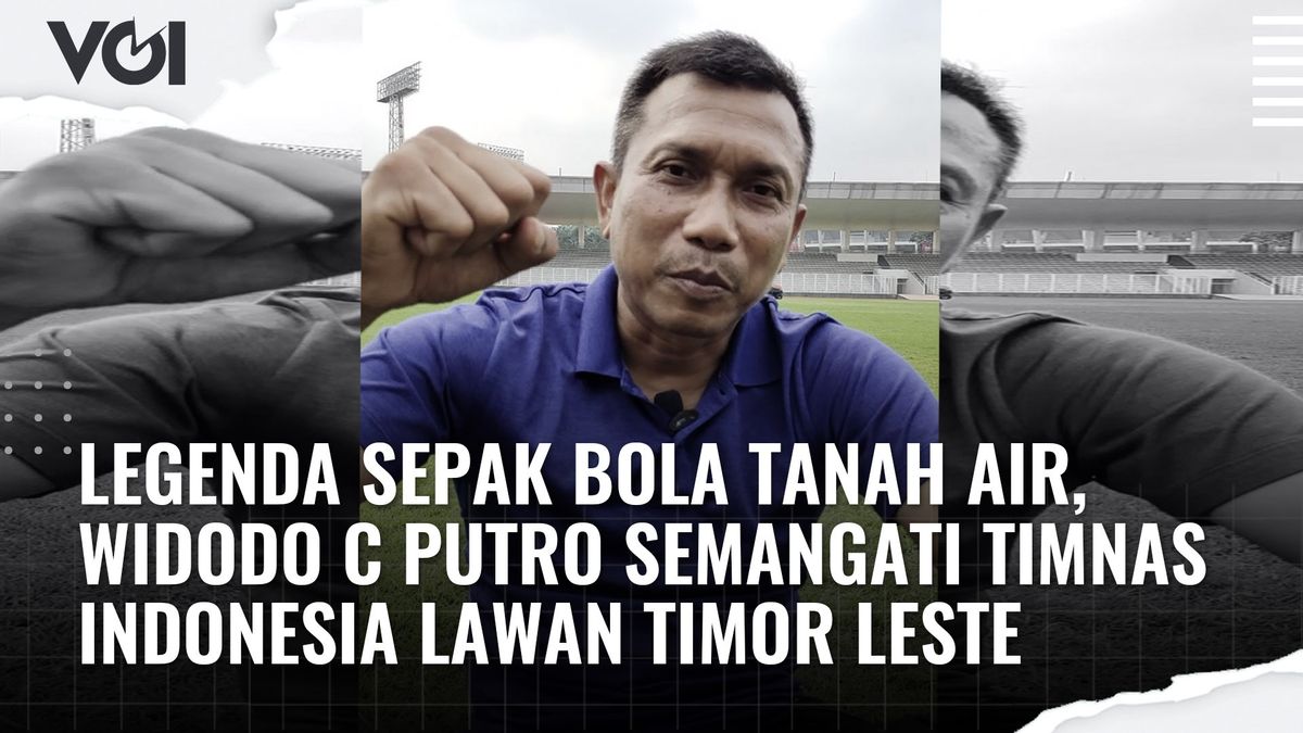 VIDEO: Indonesian Football Legend, Widodo C Putro Encourages Indonesian National Team Against Timor Leste