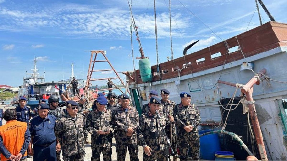 KKP Tangkap Kapal Ikan Asing Vietnam di Laut Natuna Utara, Negara Selamatkan Rp22,6 Miliar