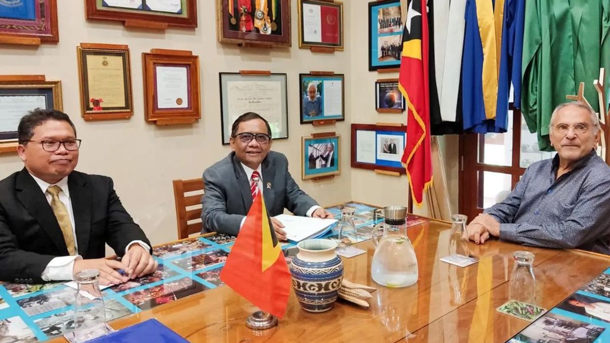 Bertemu Presiden Terpilih Timor Leste, Mahfud MD: Jose Ramos Horta Ingin Hubungan Lebih Baik dengan Indonesia