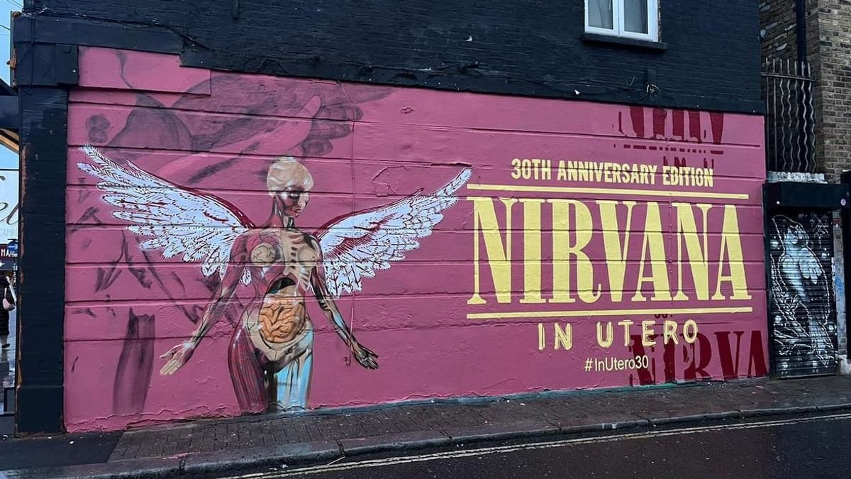 Utero 30周年,Nirvana Mural在Camden发射