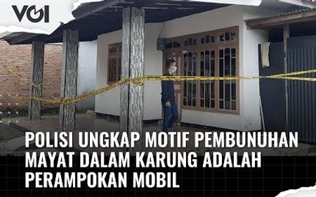 VIDEO: Penampakan Rumah Korban Mayat Dalam Karung di Legok, Tangerang