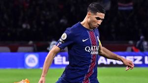 Achraf Hakimi Keluar Lapangan Sambil Menangis setelah Tekel Keras Luis Diaz
