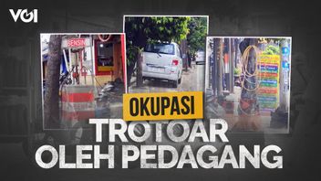 VIDEO: Pedagang Trotoar Kian Masif, Rampas Hak Pejalan Kaki