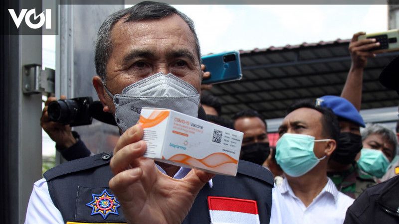 Gubernur Syamsuar Geber Vaksinasi COVID-19 di Riau Setelah Terima Tambahan 40.000 Dosis