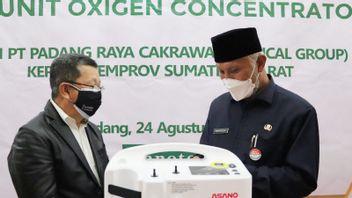 L’Institut Philanthropique Du Conglomérat Sukanto Tanoto Fournit à Nouveau Une Assistance De 100 Unités De Concentrateur D’oxygène Aux Hôpitaux De L’ouest De Sumatra