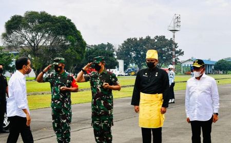 Presiden Joko Widodo Kunjungi Kampung Jeruk di Karo Sumatera Utara