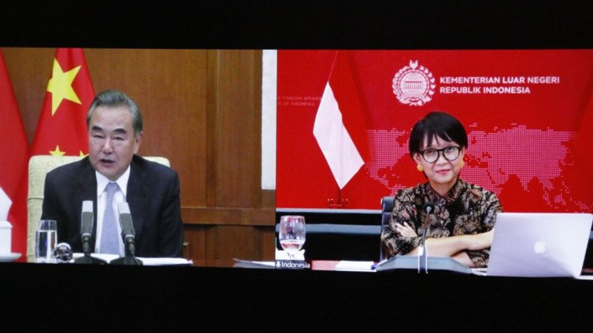 Le Ministre Des Affaires étrangères Indonésien Et Chinois Affirme Son Soutien à La Coopération Vaccinale Covid-19
