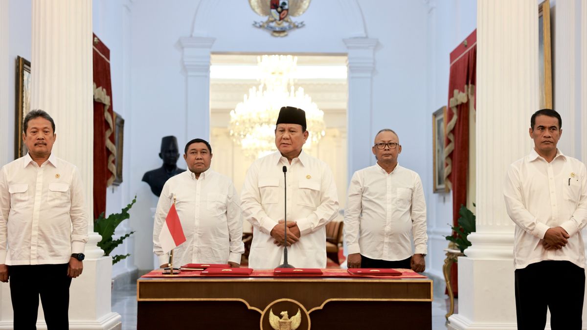 Prabowo、Jokowi政権下のKPK党選考委員会のリーダーおよび監査役会候補者を承認：最善の人物が選ばれることを期待