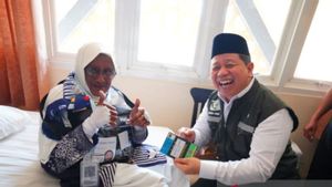 Le plus vieux candidat du hajj kloter 01 embarkation Banjarmasin âgé de 91 ans
