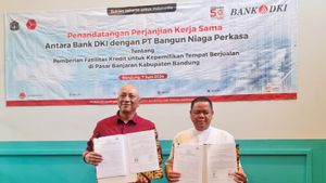 Bank DKI Gandeng PT Bangun Niaga Perkasa, Berikan Fasilitas Kredit Kepemilikan Tempat Berjualan di Pasar Sehat Banjaran Kabupaten Bandung