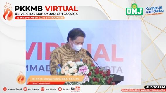 Donner Une Conférence Publique à L’Université De Muhammadiyah Jakarta, Le Ministre D’Airlangga Fait L’éloge: De Bonnes Installations