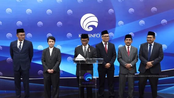 Lantik Empat Pejabat Eselon 1 di Kominfo, Mahfud MD Pastikan Semua Proyek Tetap Berjalan