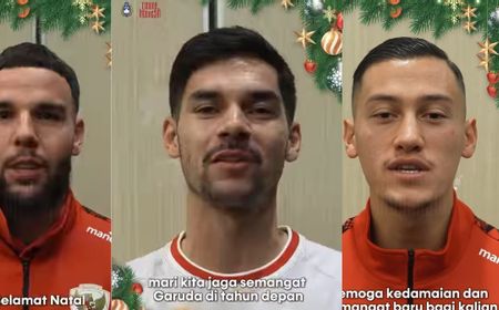 Pakai Jersey Timnas, Calvin Verdonk, Jay Idzez hingga Sandy Walsh Ucapkan Selamat Natal