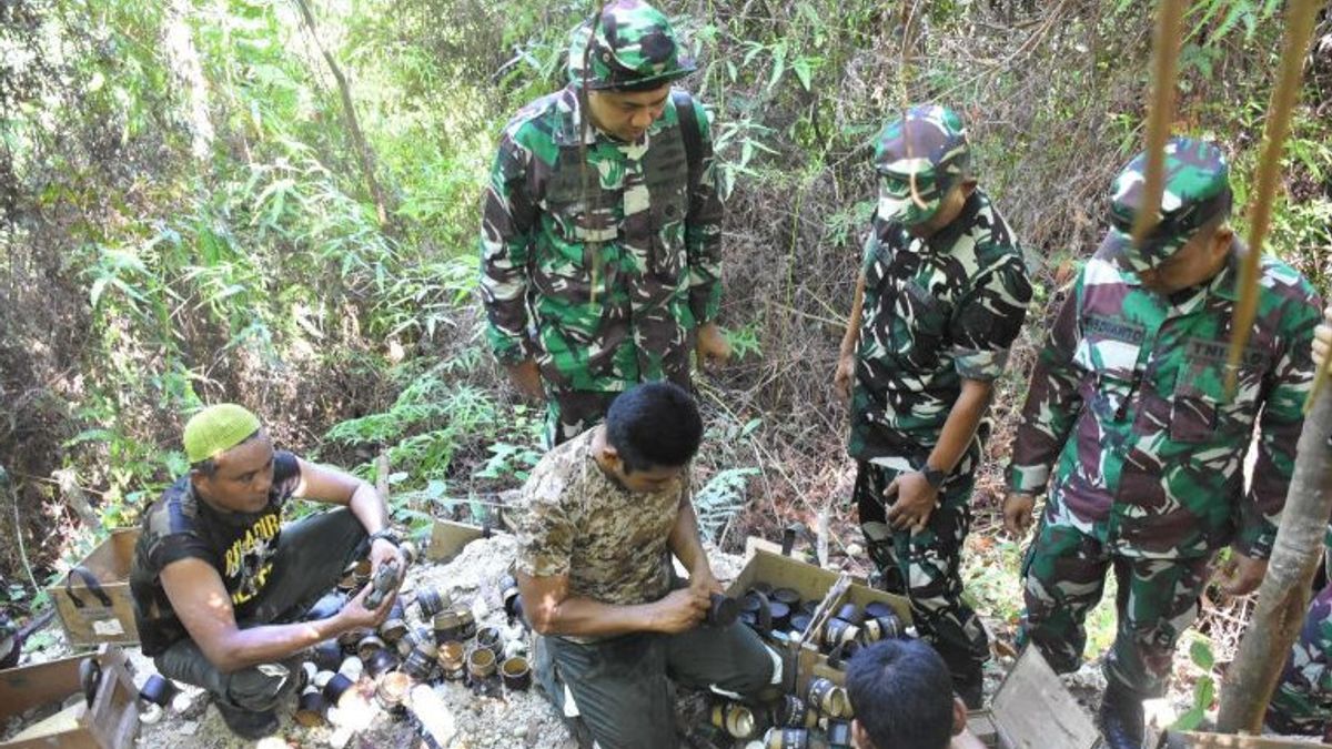 Kodam Pattimura Destroys Thousands Of Explosives Ammunitions Heavily Damaged