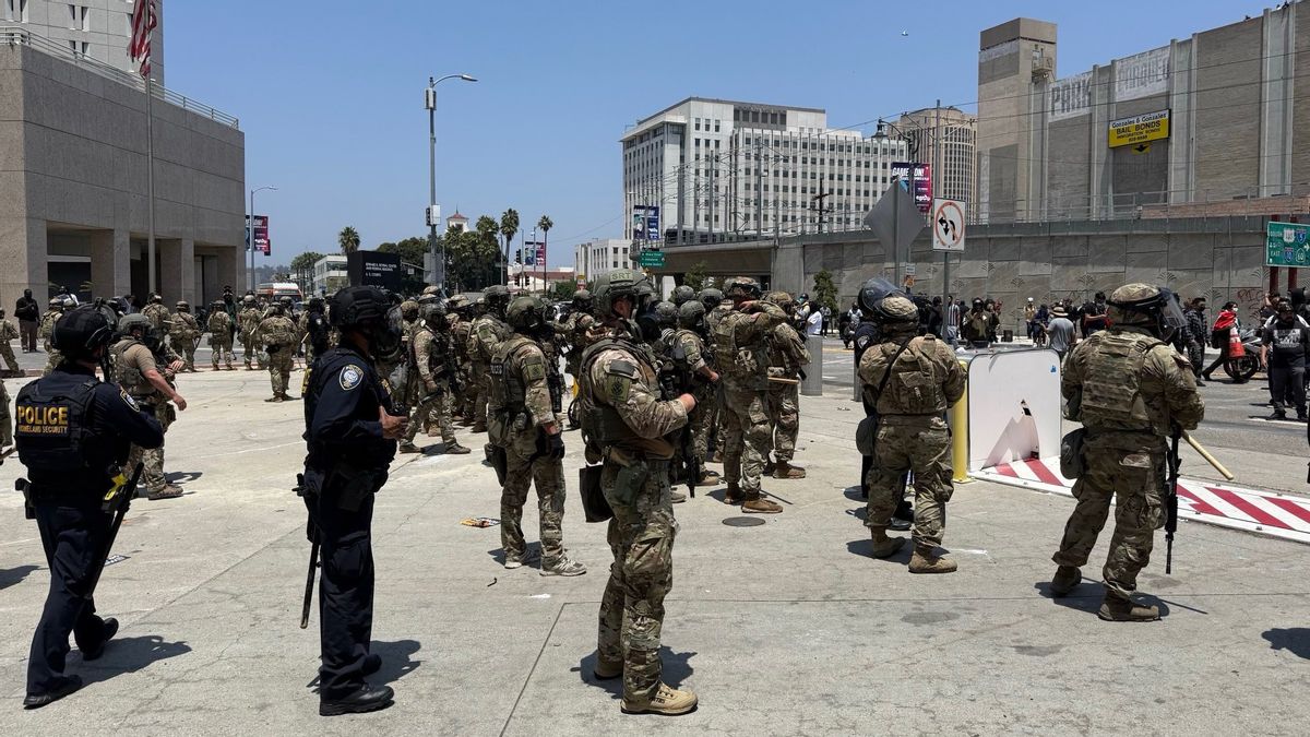 National Guard Deployed To Los Angeles To Relax President Trump's Immigration Policy Protests