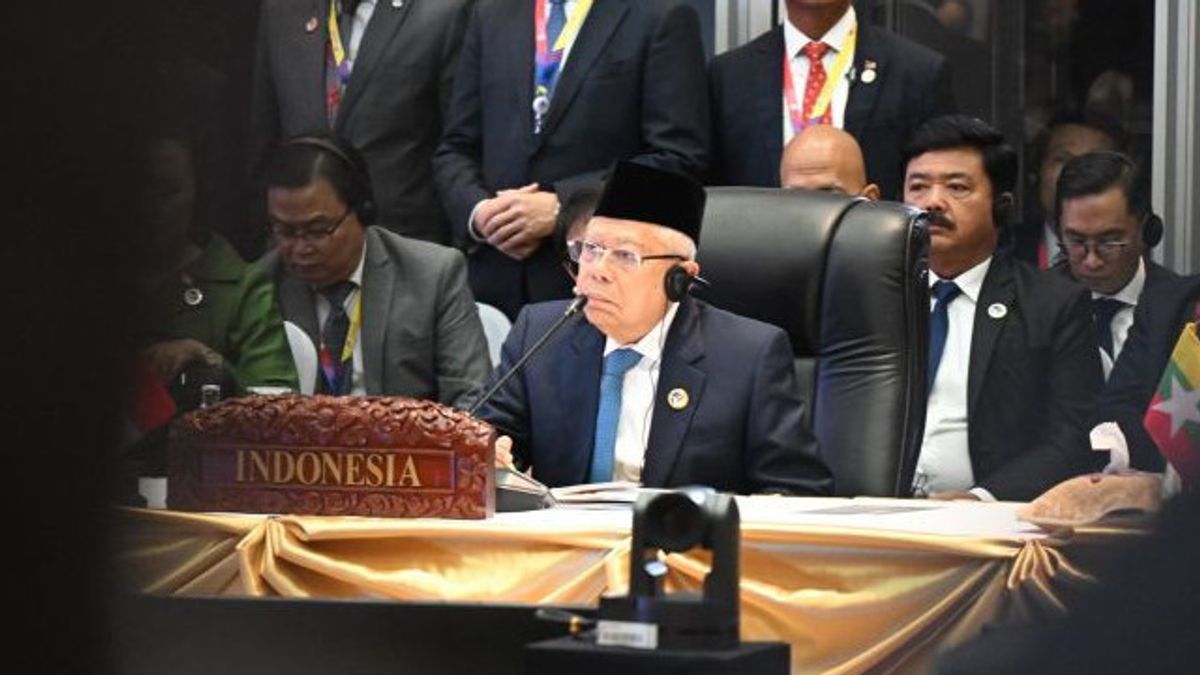 Conflit en Méditerranée de Chine méridionale, le vice-président Ma’ruf Amin exhorte l’ASEAN à ouvrir ses communications avec la Chine