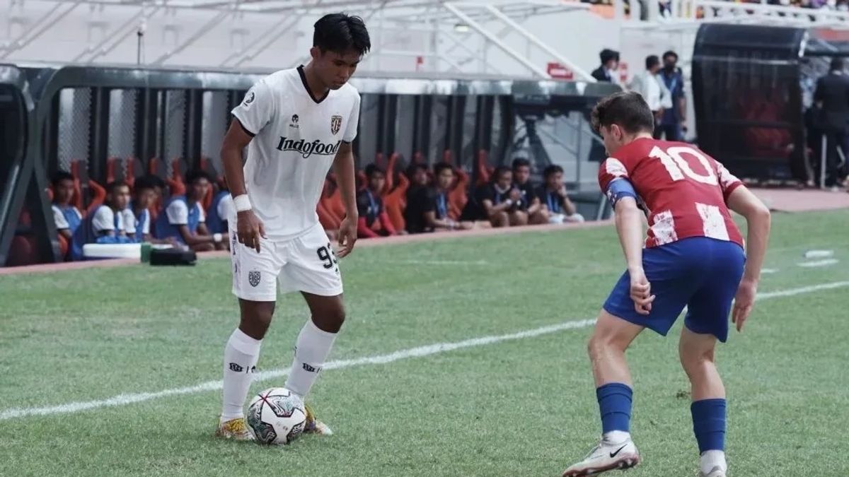 Losing In The IYC 2021 Opening Match, Bali United U-18 Coach: There Is A Lot To Learn From Atletico Madrid