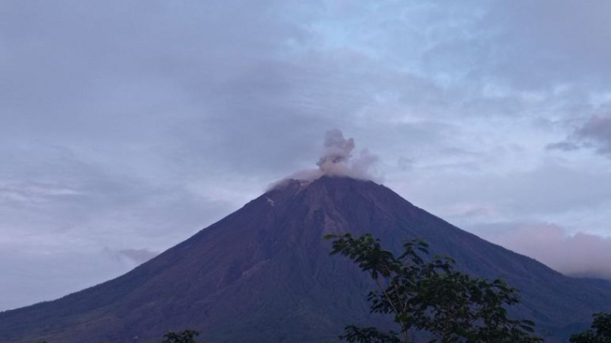 スメル山再噴火、800メートルの灰の打ち上げ