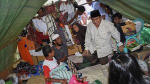 Kisah Prabowo Subianto Bantu Korban Gempa Lombok 2018