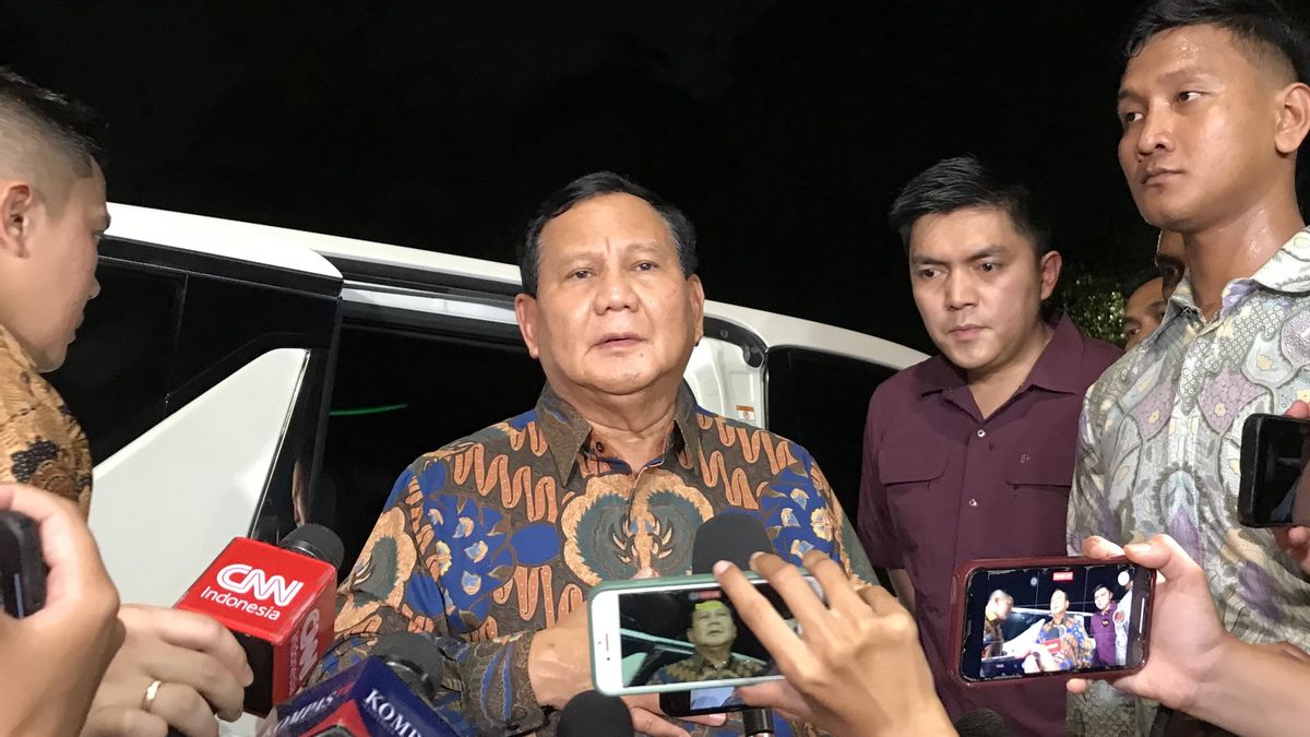 L'élection présidentielle de 2024, Prabowo : C'est le moment pour nous de nous rapprocher