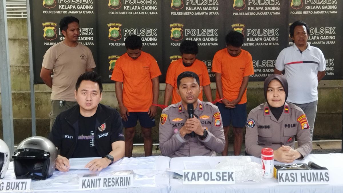 castique : De Cawang à Kelapa Gading, trois motos à dos de collecteurs d’endettement ont été arrêtées avec succès