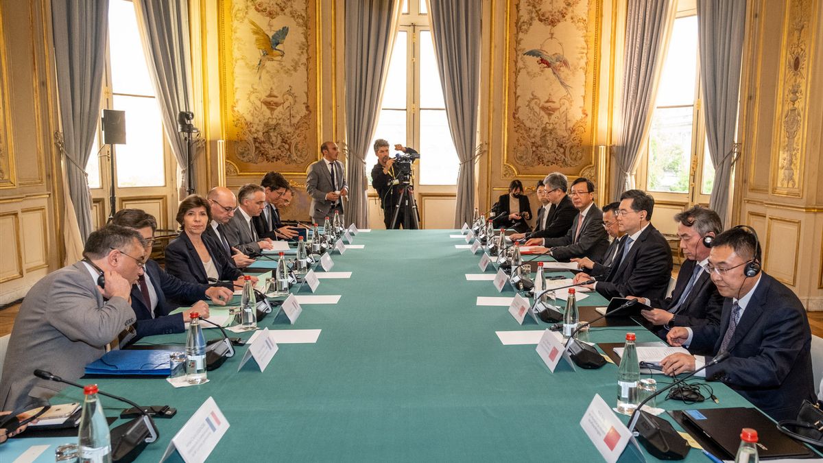 Terima Menteri Qin Gang, Menlu Prancis Colonna Tegaskan Pentingnya Peran China untuk Perdamaian dan Stabilitas Global