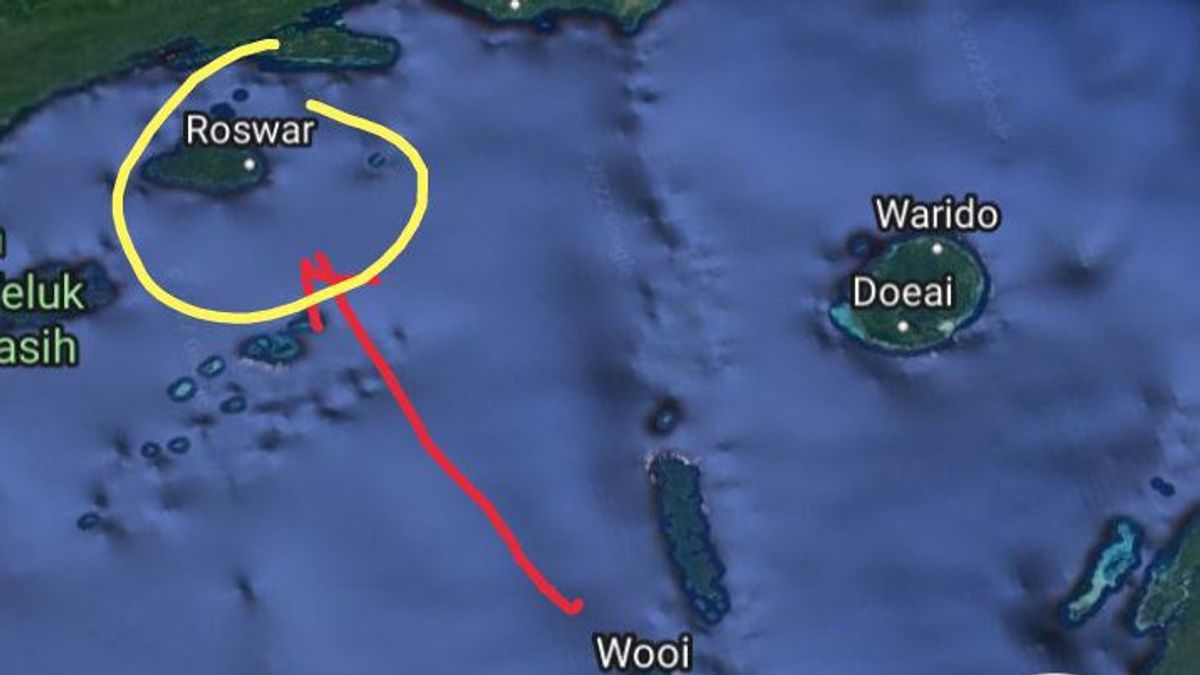 西パプアのウォンダマ湾で見つかった失われたスピードボート、7人の乗客が海に4日間浮かぶ